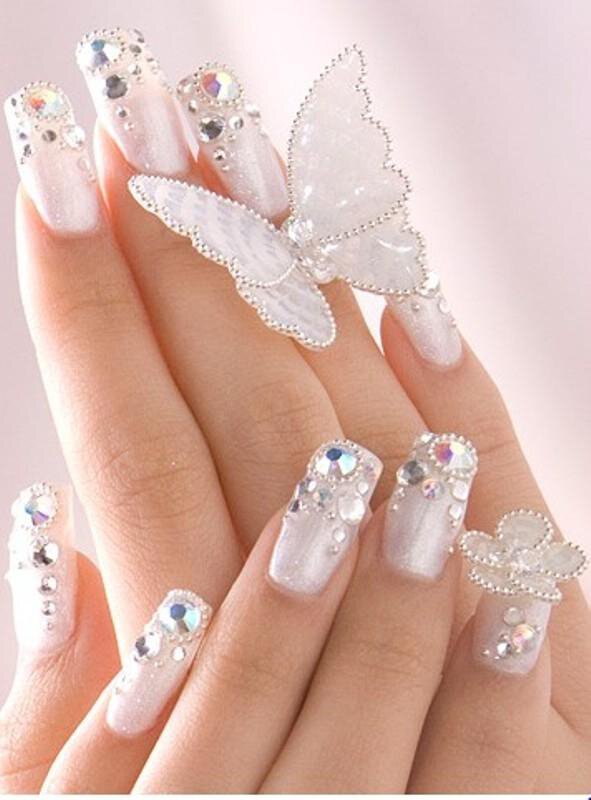 Description: Các mẫu nail tuyệt đẹp sang trọng quý phái cho cô dâu ngày cưới hot nhất 2015 phần 12